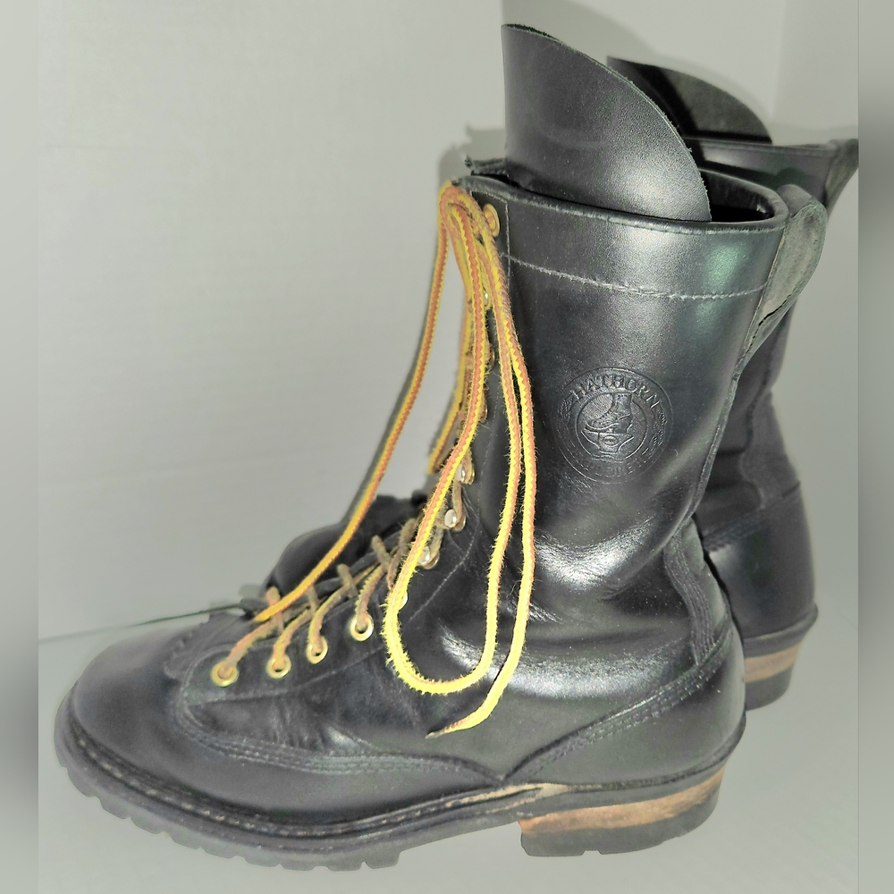 White's Hawthorn Explorer Wildland Firefighter Boots Men's 8D Black Leather